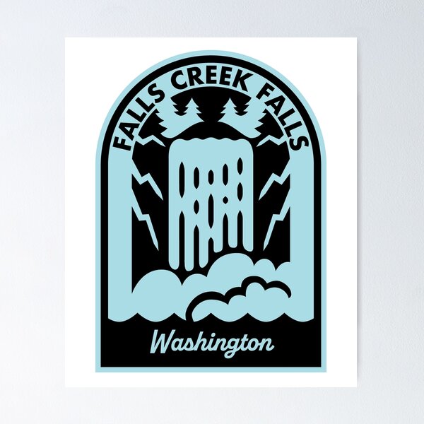 Item preview, Falls Creek Falls Washington designed and sold by HalpinDesign.