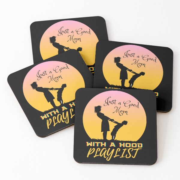 Item preview, Just A Good Mom With A Hood Playlist svg eps dxf png Files for Cutting Machines Cameo Cricut, Mother's Day, Mama, Funny Mom, Sublimation designed and sold by serenity sahara.