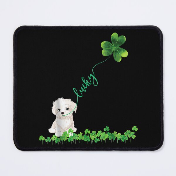 Item preview, Lucky Maltese Dog Shamrock St Patrick day designed and sold by CongtacConumi.
