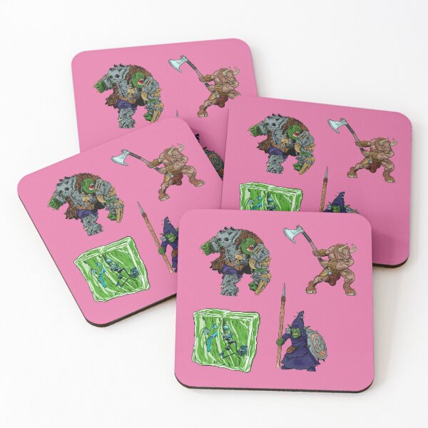 Item preview, DND Orc Minotaur Gelatinous Cube Goblin Set designed and sold by Black-Orc.