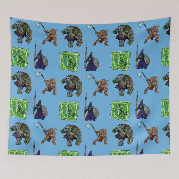 Item preview, DND Orc Minotaur Gelatinous Cube Goblin Set designed and sold by Black-Orc.