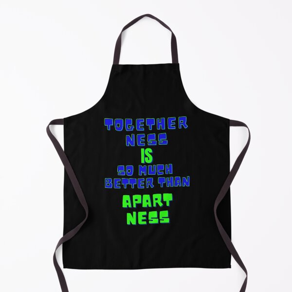 Item preview, Funny Cartoon Togetherness Is So Much Better Than Apartness Blue and Green Letters 2 designed and sold by podguy.