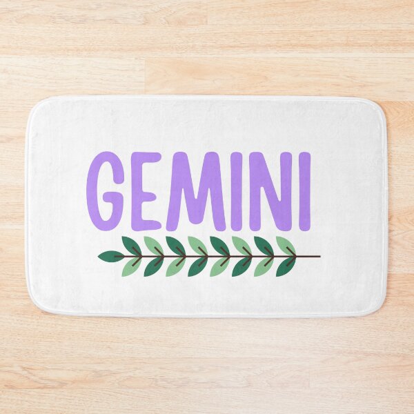 Item preview, Gemini Zodiac Sign with Leaves designed and sold by Hellofriendco.