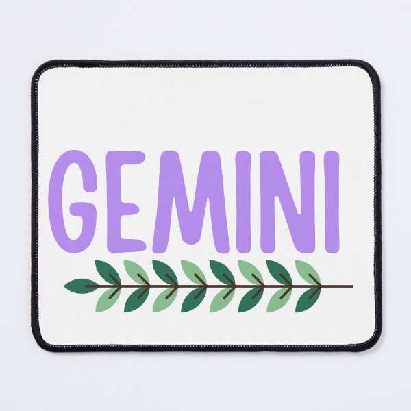 Item preview, Gemini Zodiac Sign with Leaves designed and sold by Hellofriendco.