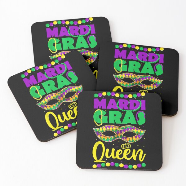 Item preview, Mardi Gras Queen Crown Mask Shirt Kids Girls Adults Women designed and sold by MoknilSunima.