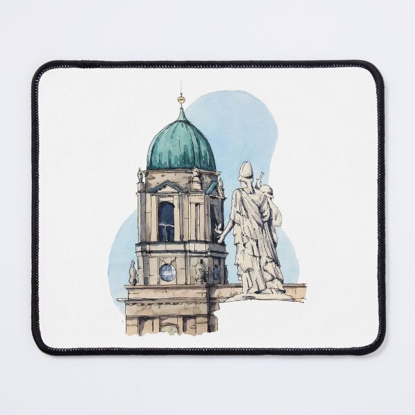 Item preview, The Berliner Dom Watercolor Sketch Painting designed and sold by TeeBruh.