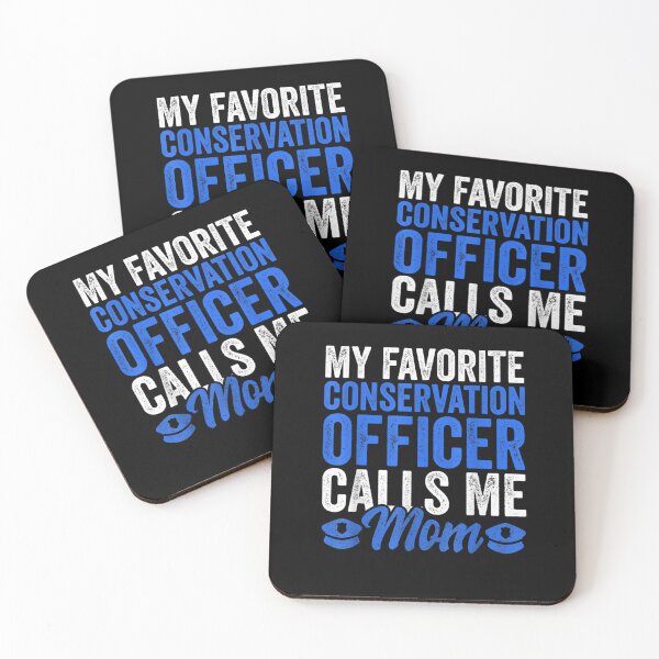 Item preview, Proud Police Mom Apparel Conservation Officer Son designed and sold by Cansellerma.