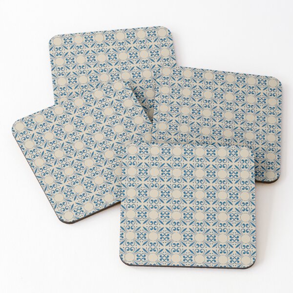 Item preview, Navy and Sand Geo Pattern | Understated Design designed and sold by JillyJ05.