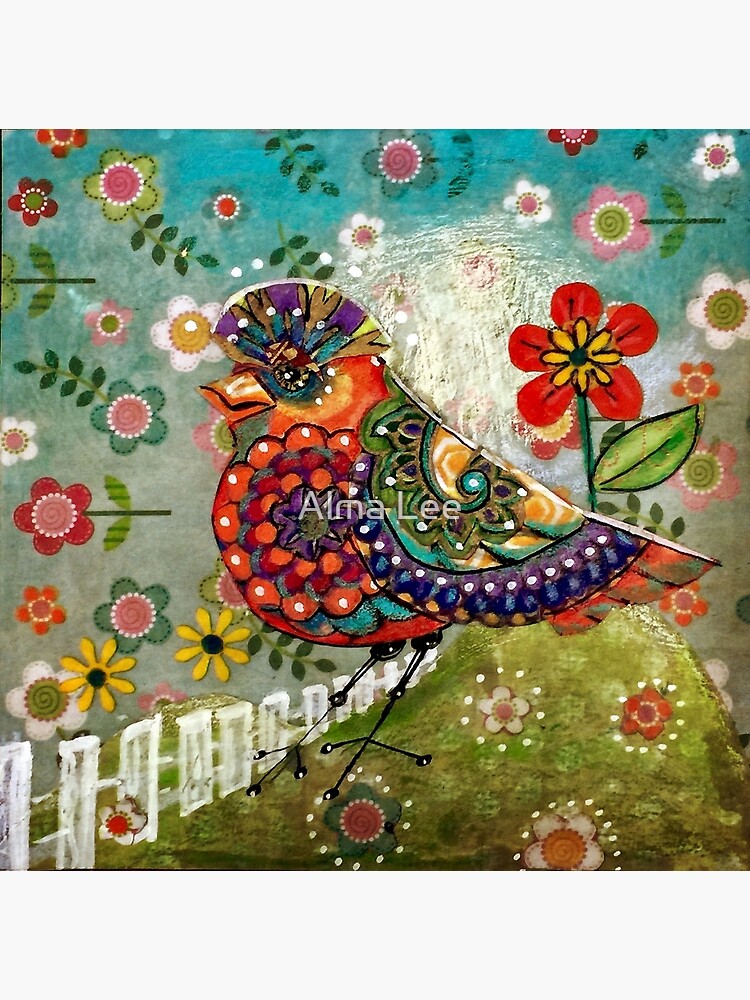 "Quirky Bird" Framed Art Print for Sale by almalee Redbubble