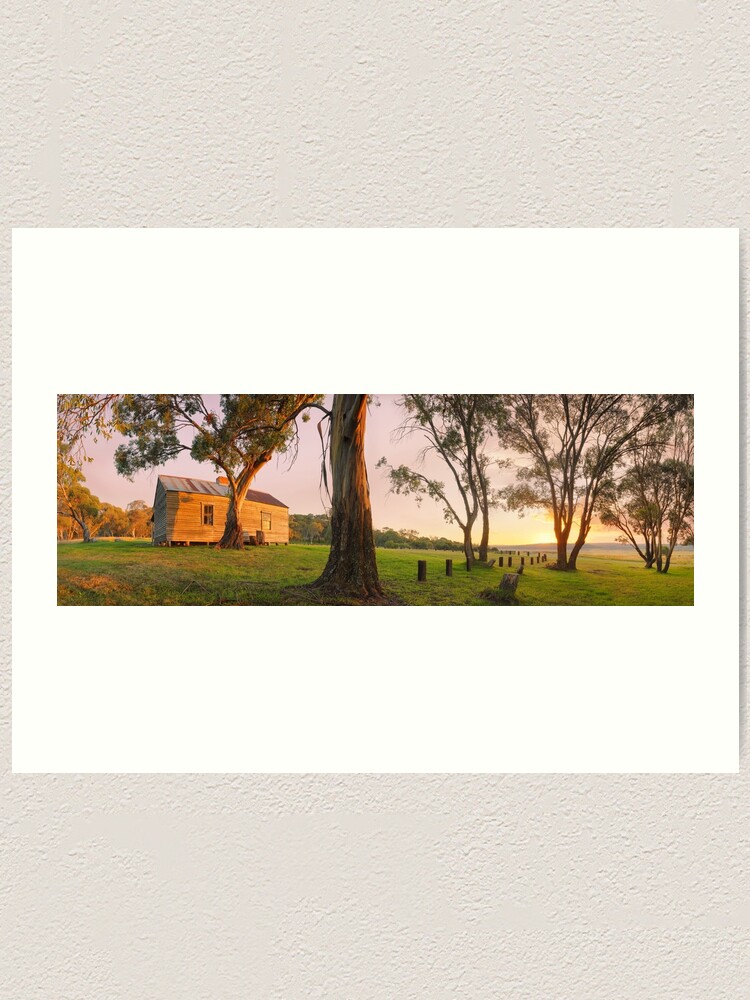 Thumbnail 2 of 3, Art Print, Cooinbil Hut, Kosciuszko, New South Wales, Australia designed and sold by Chockstone.