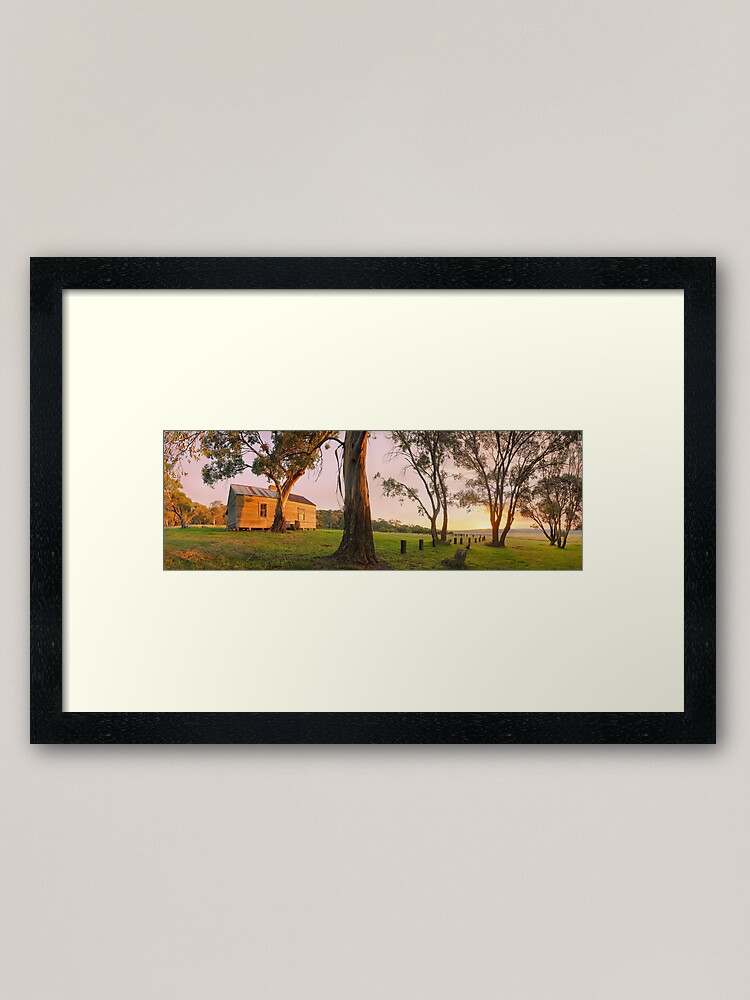 Thumbnail 2 of 7, Framed Art Print, Cooinbil Hut, Kosciuszko, New South Wales, Australia designed and sold by Chockstone.