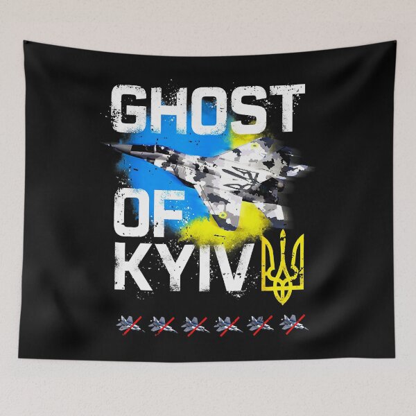 Item preview, GHOST OF KYIV Ukraine Fighter, Classic designed and sold by DhylanRalphs.