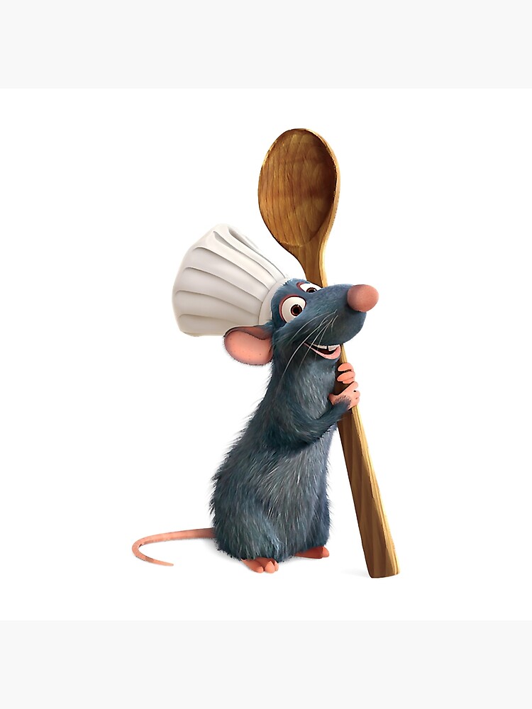 Ratatouille Chef Remy with Spoon