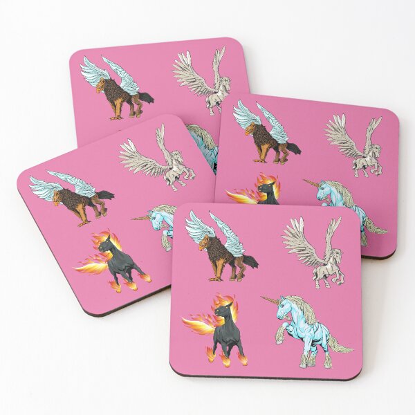 Item preview, DND Hippogriff Pegasus Nightmare Unicorn Set designed and sold by Black-Orc.