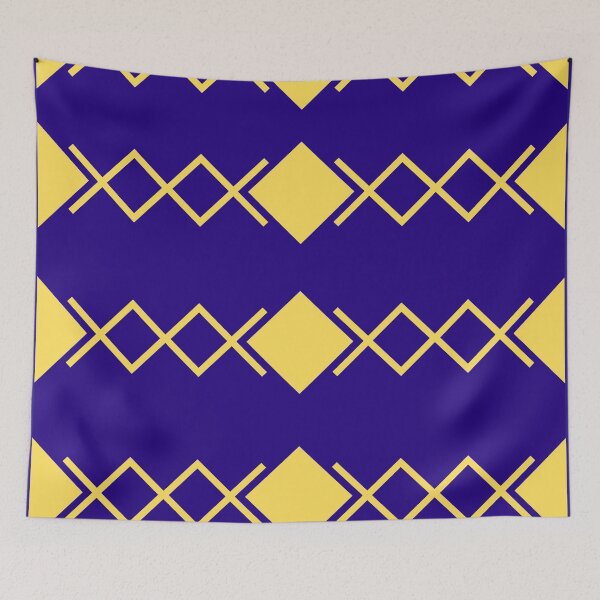 Item preview, YELLOW & PURPLE GEOMETRIC PATTERN designed and sold by SanaaYangu.