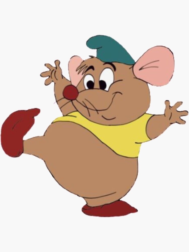 gus-the-fat-rat-in-cinderella-hd-quality-classic-sticker-by