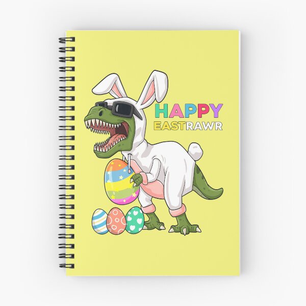 Item preview, Happy Eastrawr Easter Bunny Dinosaur Eggs Boys Kids designed and sold by pixelsimple.