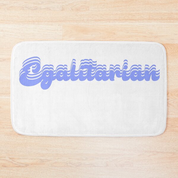 Item preview, Layered White and Periwinkle Egalitarian in Script designed and sold by AshTreeCrtvCo.