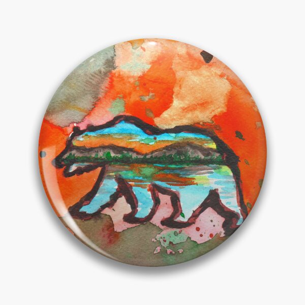 Item preview, Big Bear Painting Watercolor designed and sold by signaturelaurel.