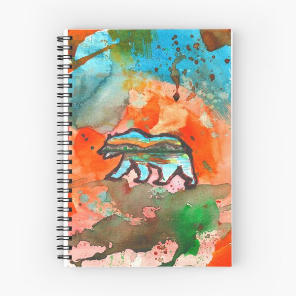 Item preview, Big Bear Painting Watercolor designed and sold by signaturelaurel.
