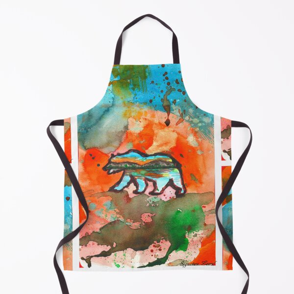 Item preview, Big Bear Painting Watercolor designed and sold by signaturelaurel.