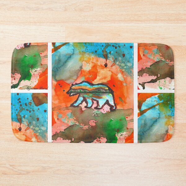 Item preview, Big Bear Painting Watercolor designed and sold by signaturelaurel.
