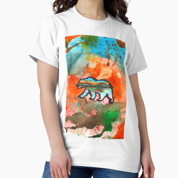 Big Bear Painting Watercolor Classic T-Shirt