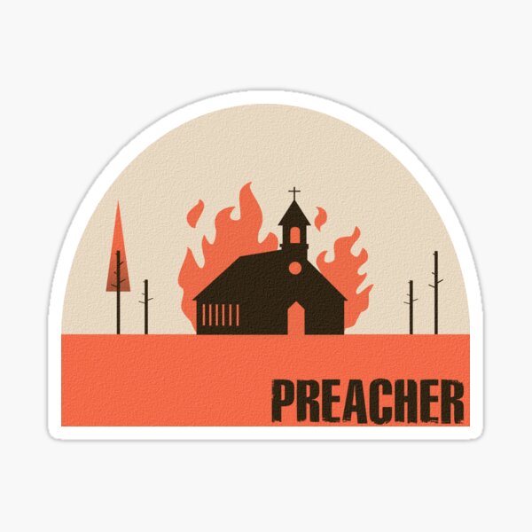 Preacher church comics Sticker