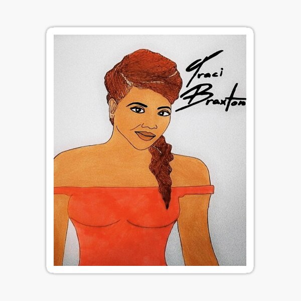&ldquo;Traci Braxton lover Traci Braxton Sticker&rdquo; Sticker by IEatSwans