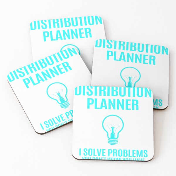 Item preview, Distribution Planner - I Solve Problems Job Gift designed and sold by melissaval2.