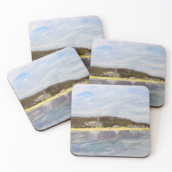 Item preview, Acrylic painting of Dromana Beach, Dromana, Victoria, Australia  designed and sold by mzartwork.