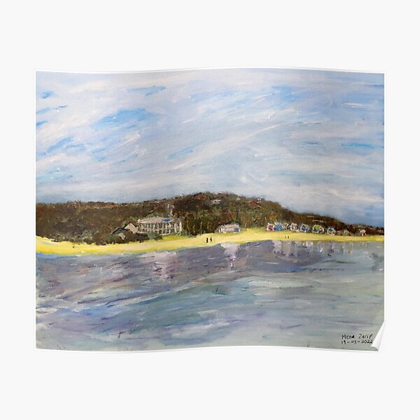 "Acrylic painting of Dromana Beach, Dromana, Victoria, Australia