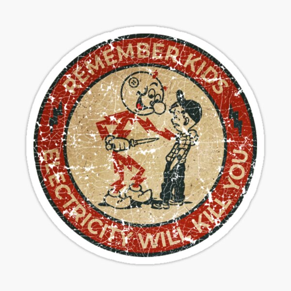 Item preview, vintage Electricity Will Kill You Kids designed and sold by joseph7924.