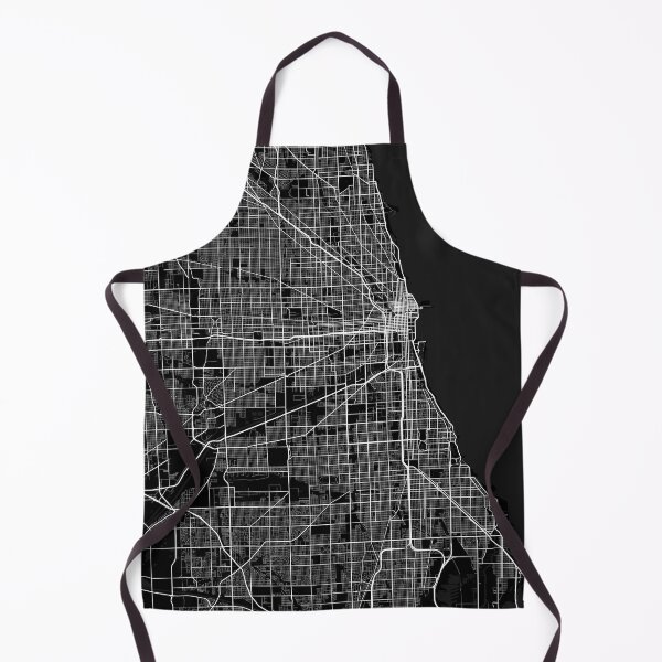 Item preview, Chicago City Map of Illinois, USA - Full Moon designed and sold by deMAP.