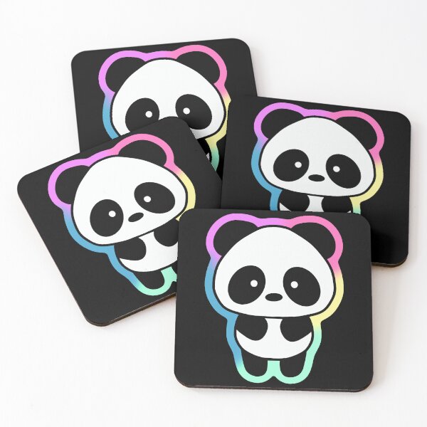 Item preview, Cute Baby Panda - Rainbow Colors - 1000Pandas by Amanda Roos designed and sold by Amanda Roos.