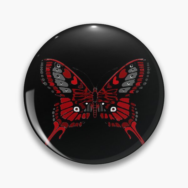 Item preview, butterfly collection- BLACK RED colors designed and sold by THE AMERICAN TEEVANGELIST.