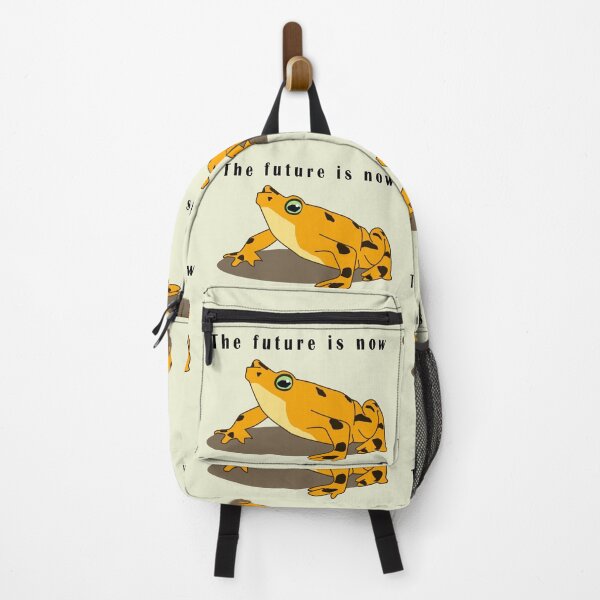 Item preview, The future is now yellow frog designed and sold by PSteinDesign.