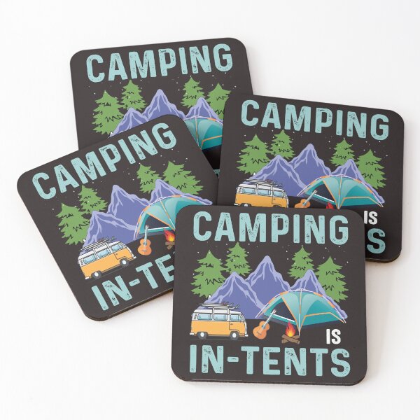 Item preview, Camping Is In Tents designed and sold by RED FIR.
