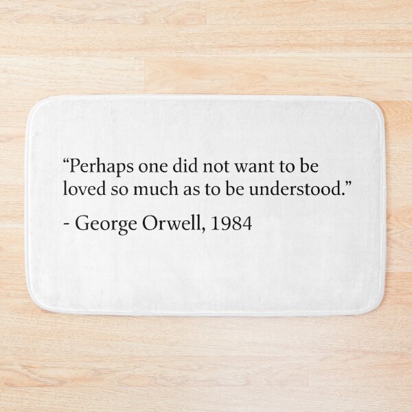 Item preview, Perhaps one did not want to be loved so much as to be understood 1984 designed and sold by RossDillon.