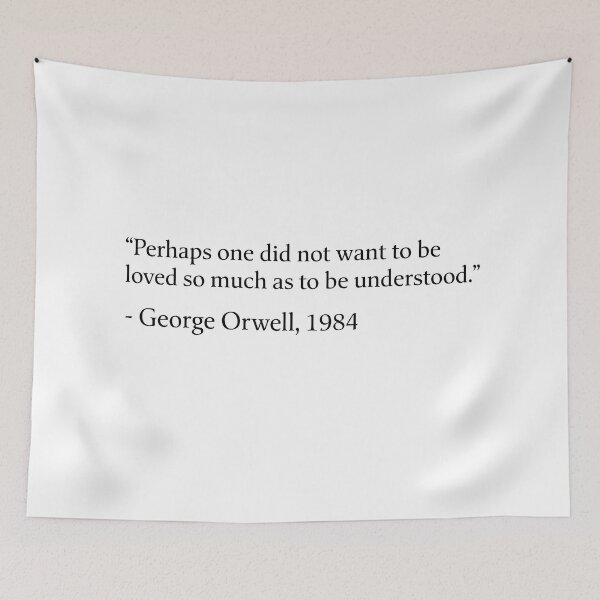 Item preview, Perhaps one did not want to be loved so much as to be understood 1984 designed and sold by RossDillon.