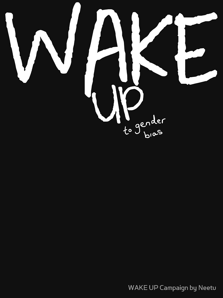 Thumbnail 3 of 3, Racerback Tank Top, WAKE UP designed and sold by SomeSquirrel.