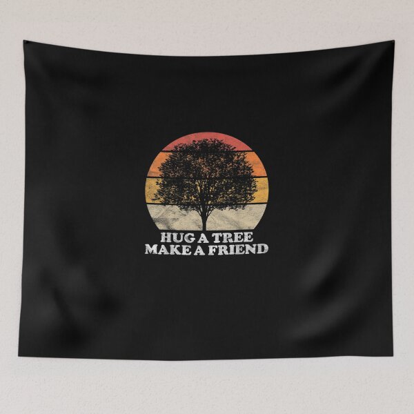 Item preview, Hug A Tree - Retro Vintage Earth Day designed and sold by CesarDiaz.