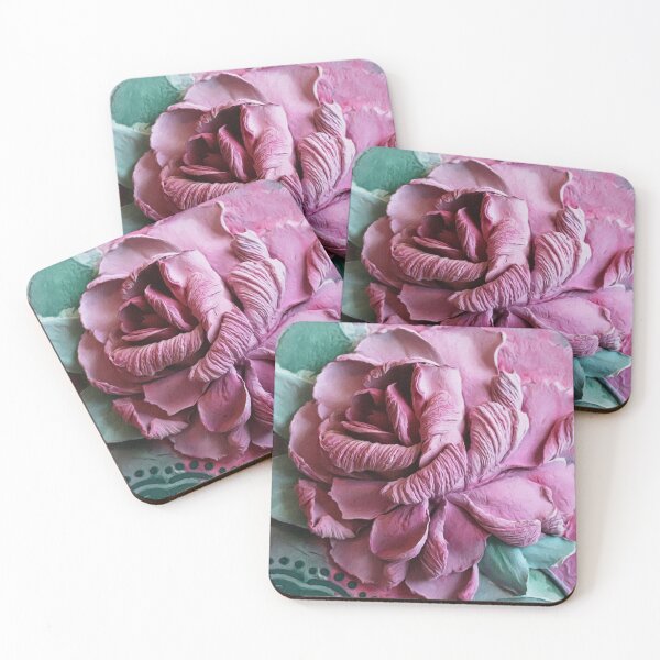 Artikelvorschau, Rosa Rose Kunstdruck, Blumendruck, bunte Kunst, 3d Blumenmalerei entworfen und verkauft von yulchikon.