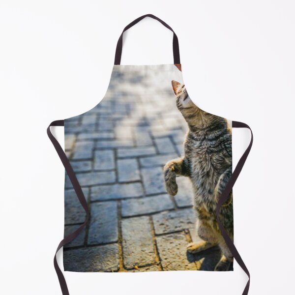 Item preview, Funny and cool cat stand on two legs for eating  designed and sold by anisbbmbrush.