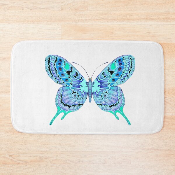 Item preview, butterfly collection- electric teal colors designed and sold by THE AMERICAN TEEVANGELIST.