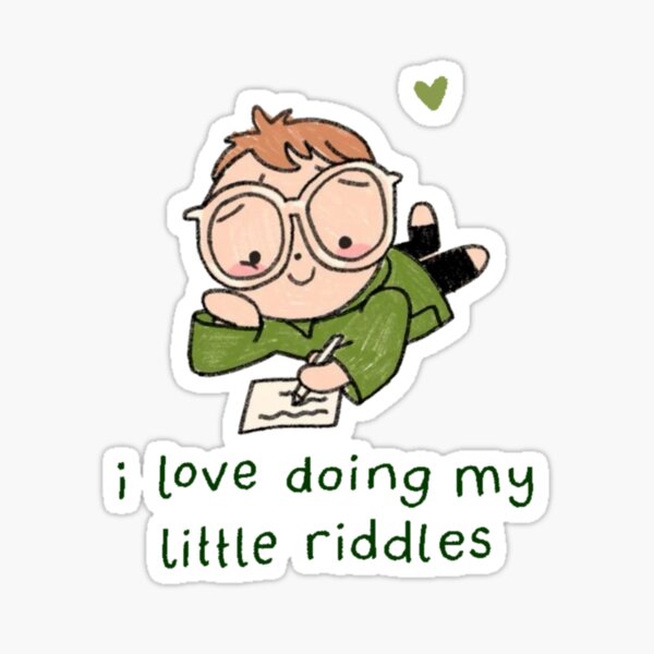 Cute Riddle villain Sticker