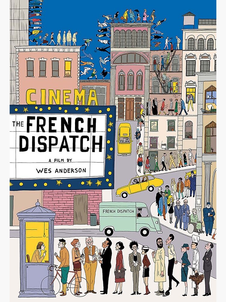 The French Dispatch Original 2020 U.S. Mini Movie Poster
