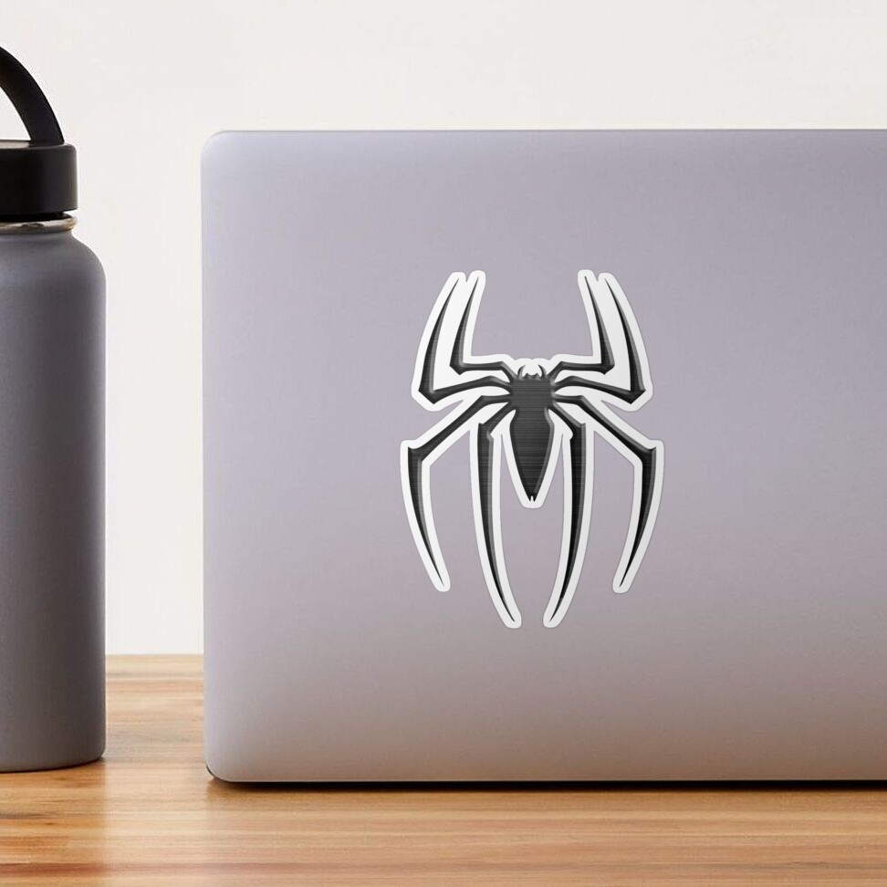 Spiderman Logo Sticker for Sale by Logan Hand