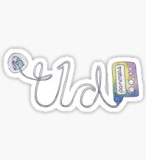 T1D Watercolor Pump Sticker