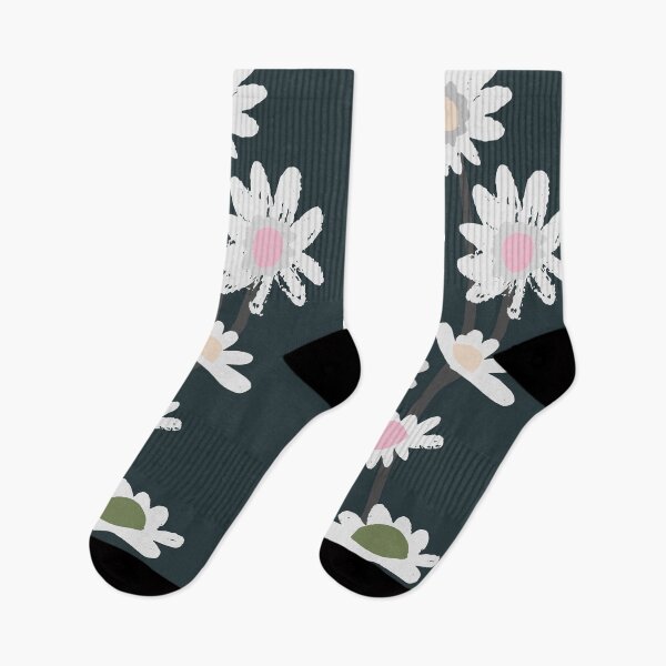 Item preview, blue green white flowers pattern designed and sold by DeepJo.
